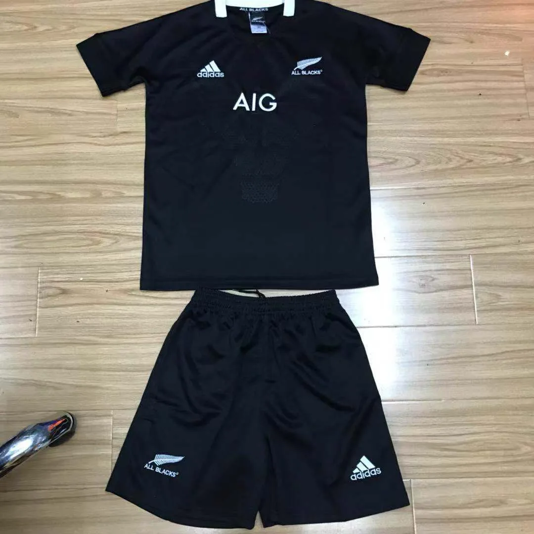 2019-2020全黑主场童装16-26 All Black Kids set Rugby jerseys