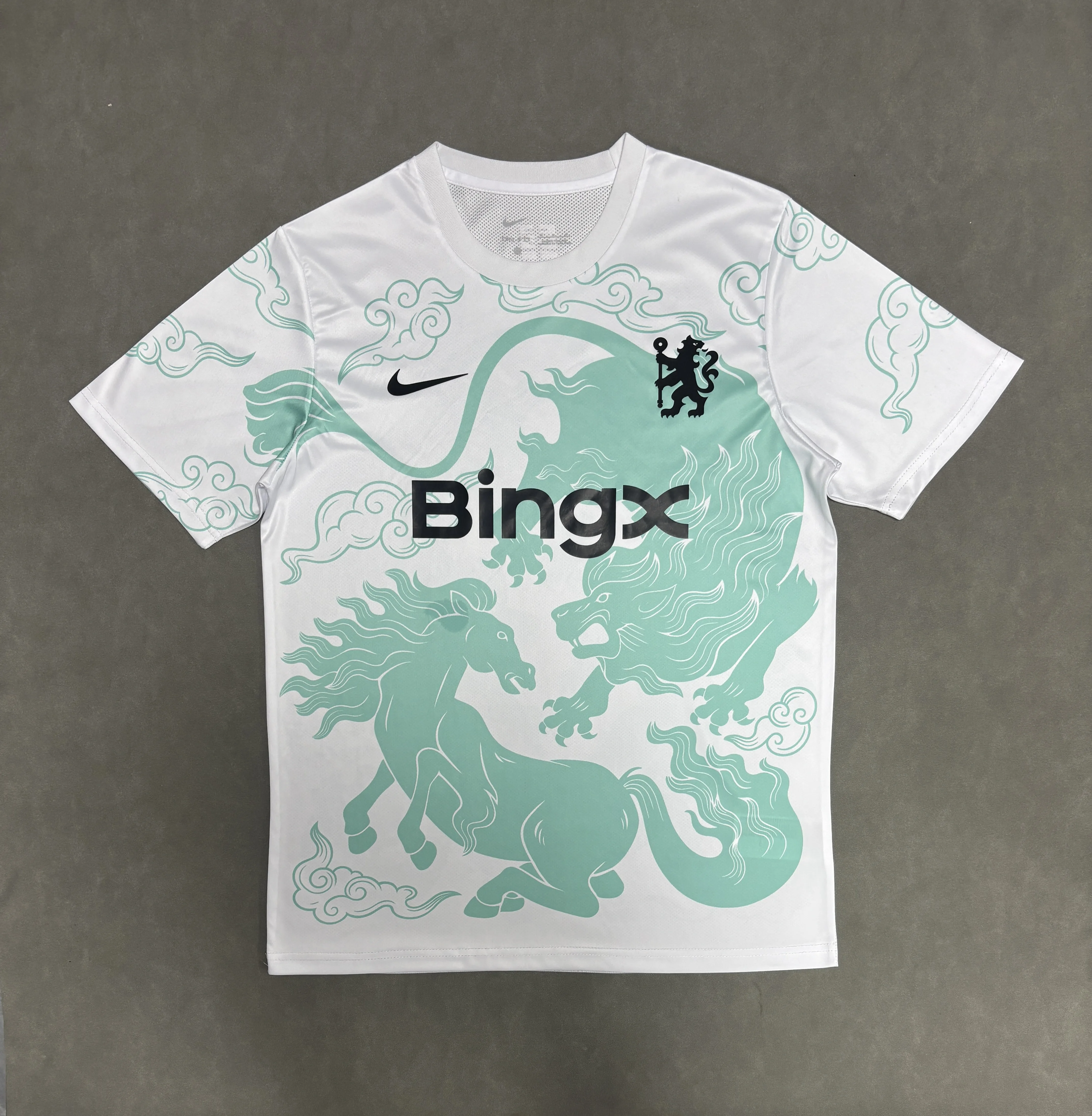 2627切尔西赛前白绿色S-4XL
