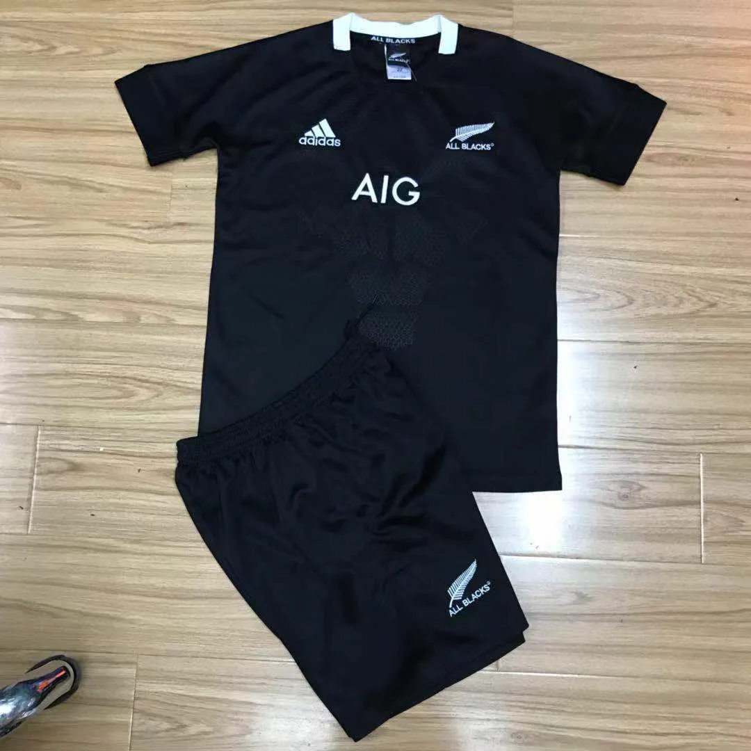 2019-2020全黑主场童装16-26 All Black Kids set Rugby jerseys