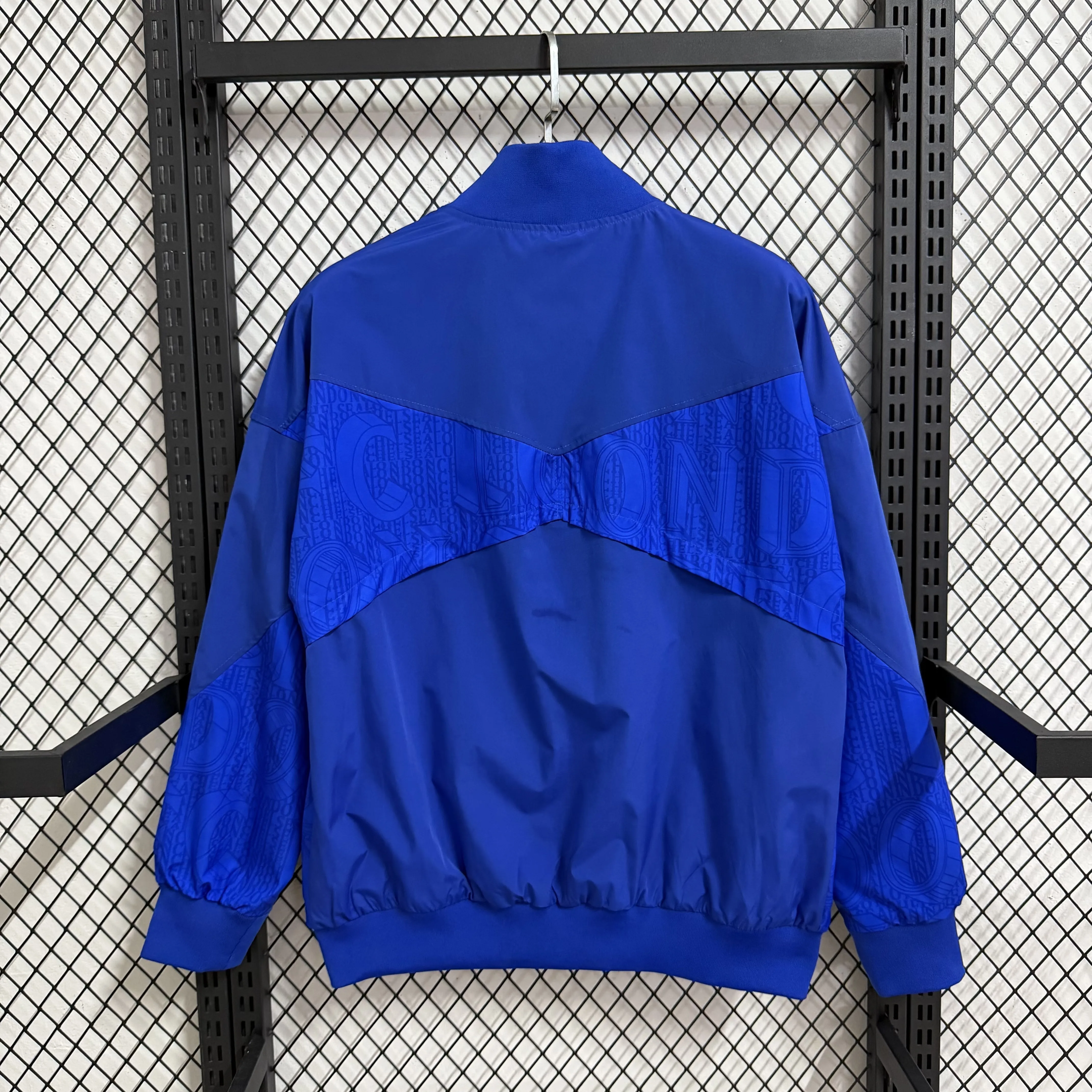 F1076 切尔西蓝色训练防水风衣