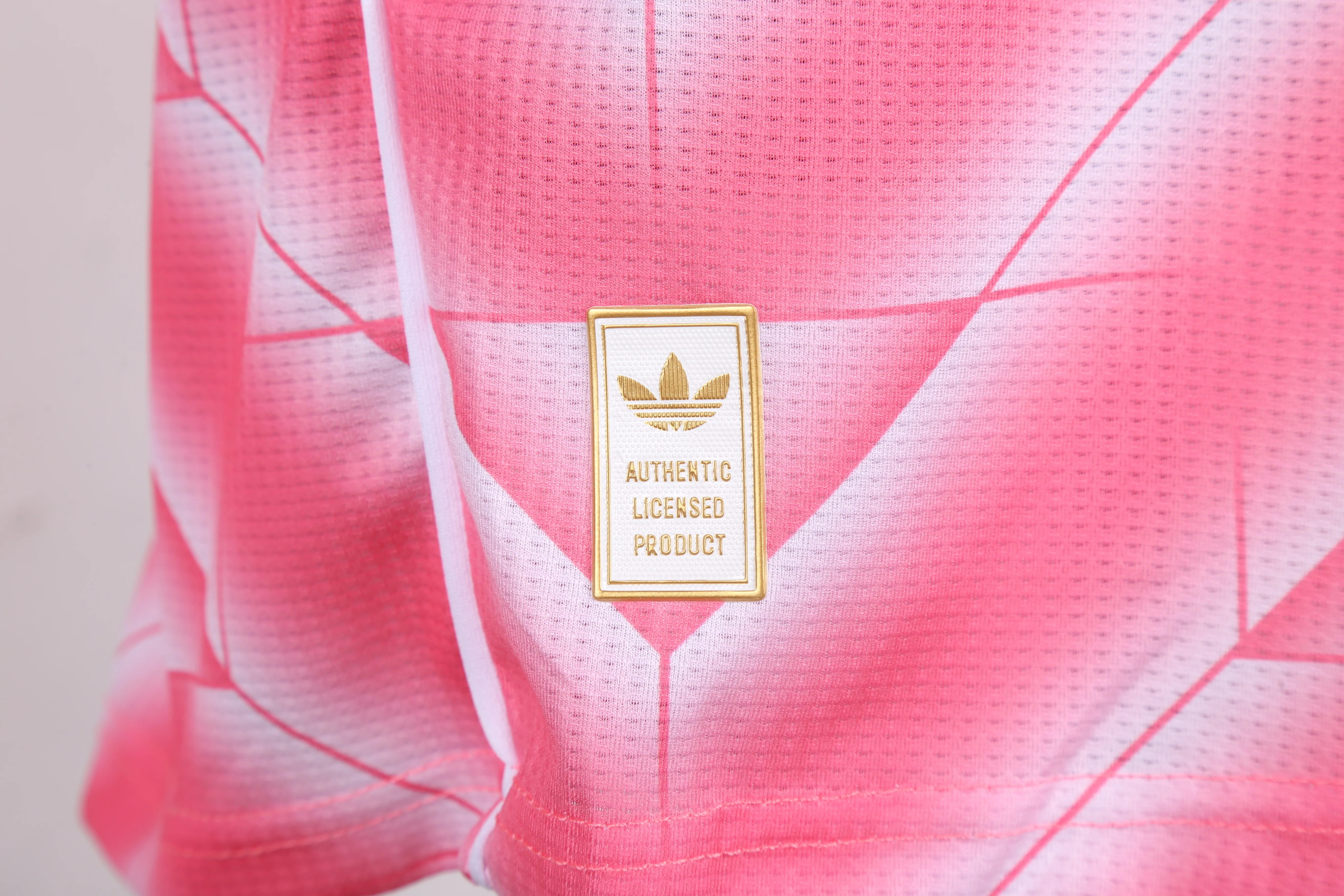 2025皇马复古风粉色S-XXL
