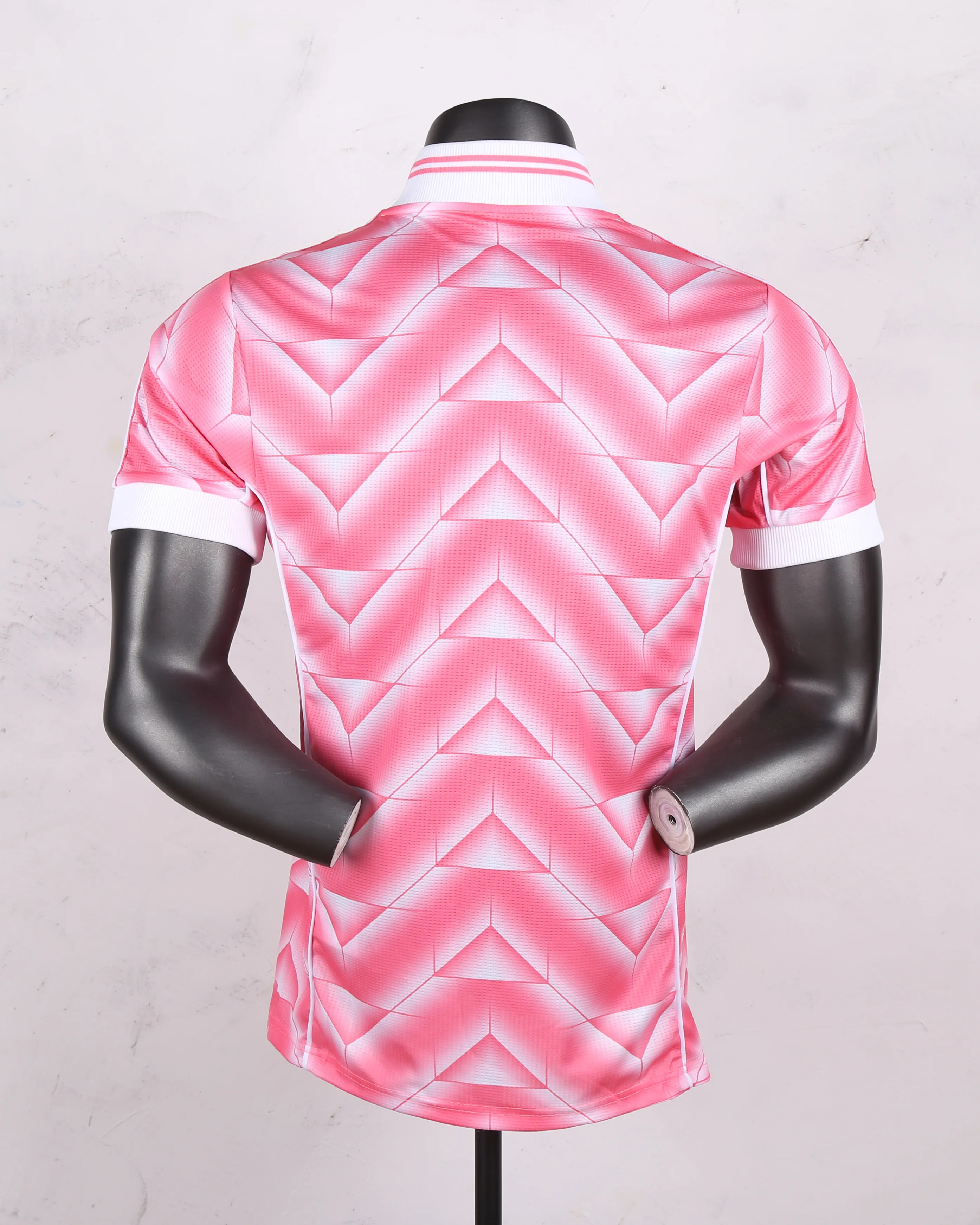 2025皇马复古风粉色S-XXL