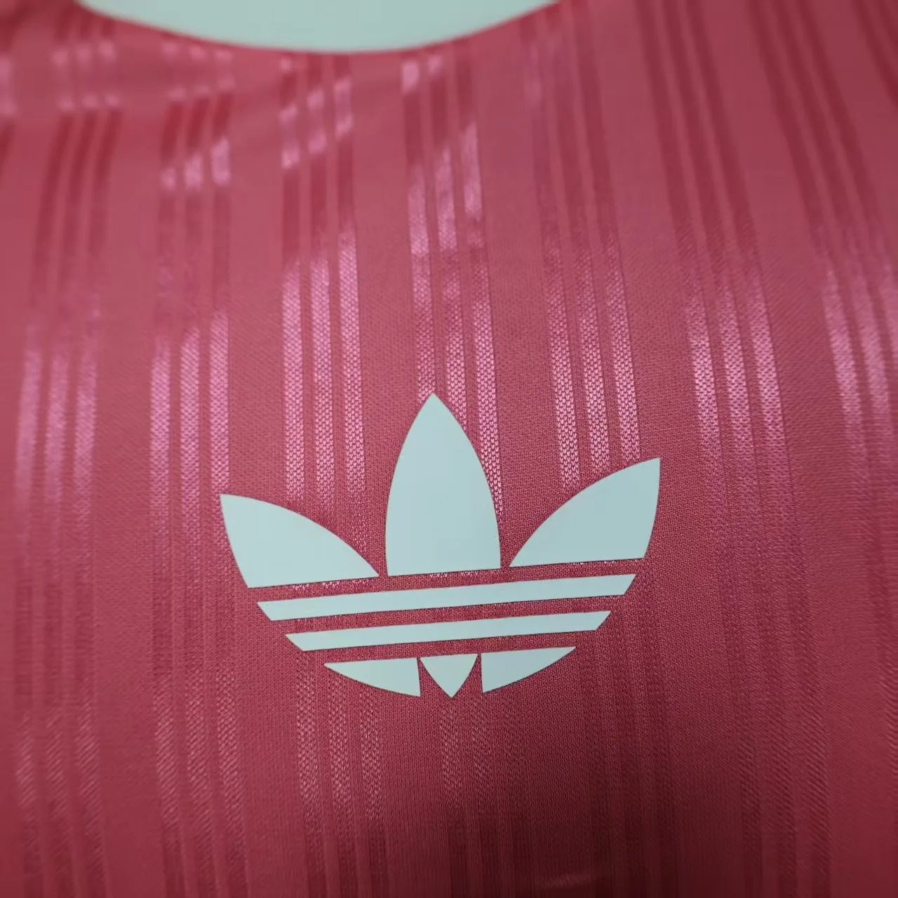 提花三叶休闲款粉