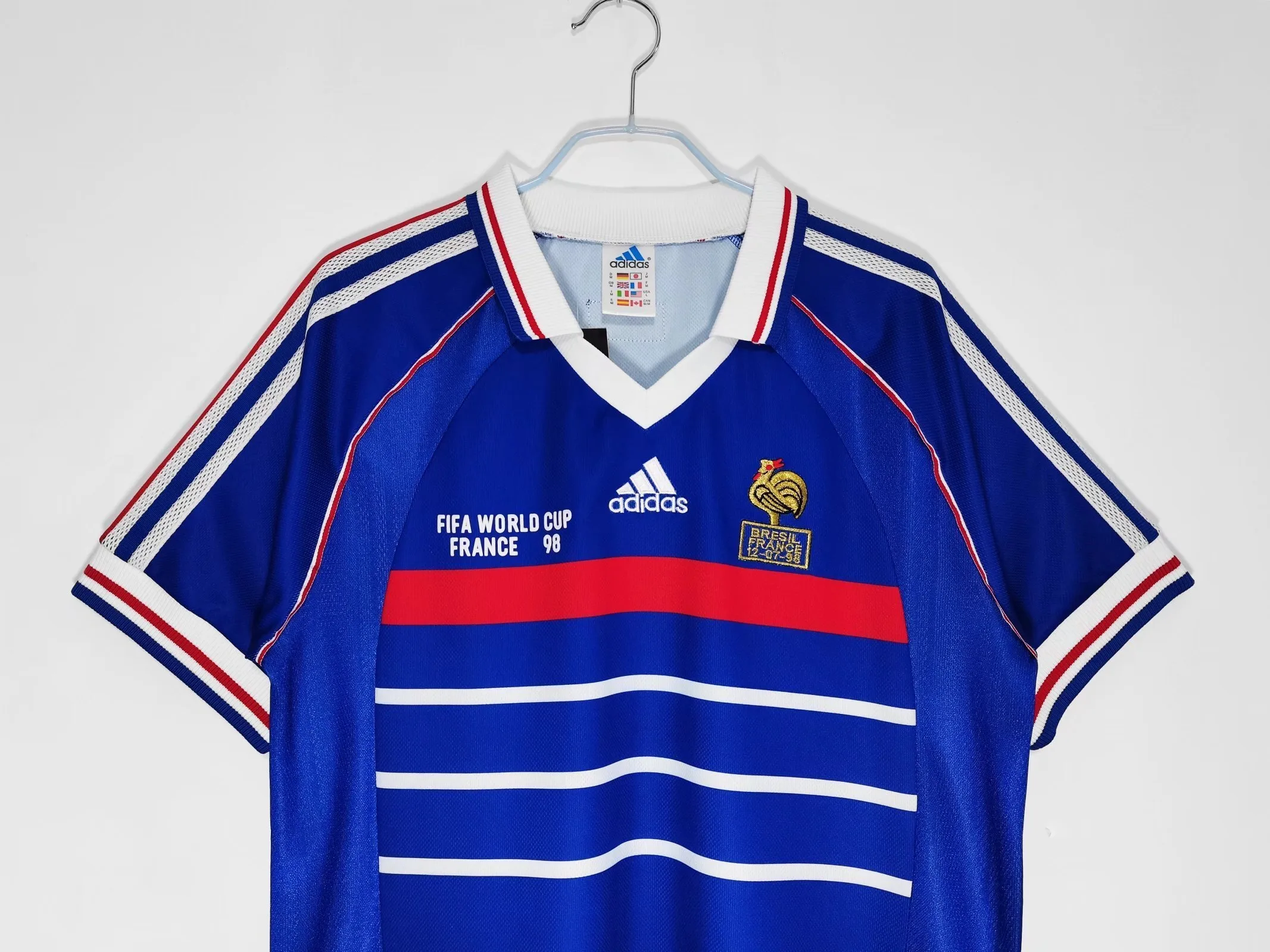 1998赛季法国主场复古，决赛版2A